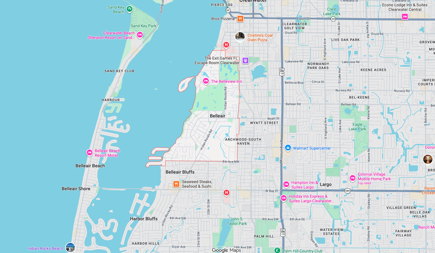 Precision Garage Door Service® of Belleair map