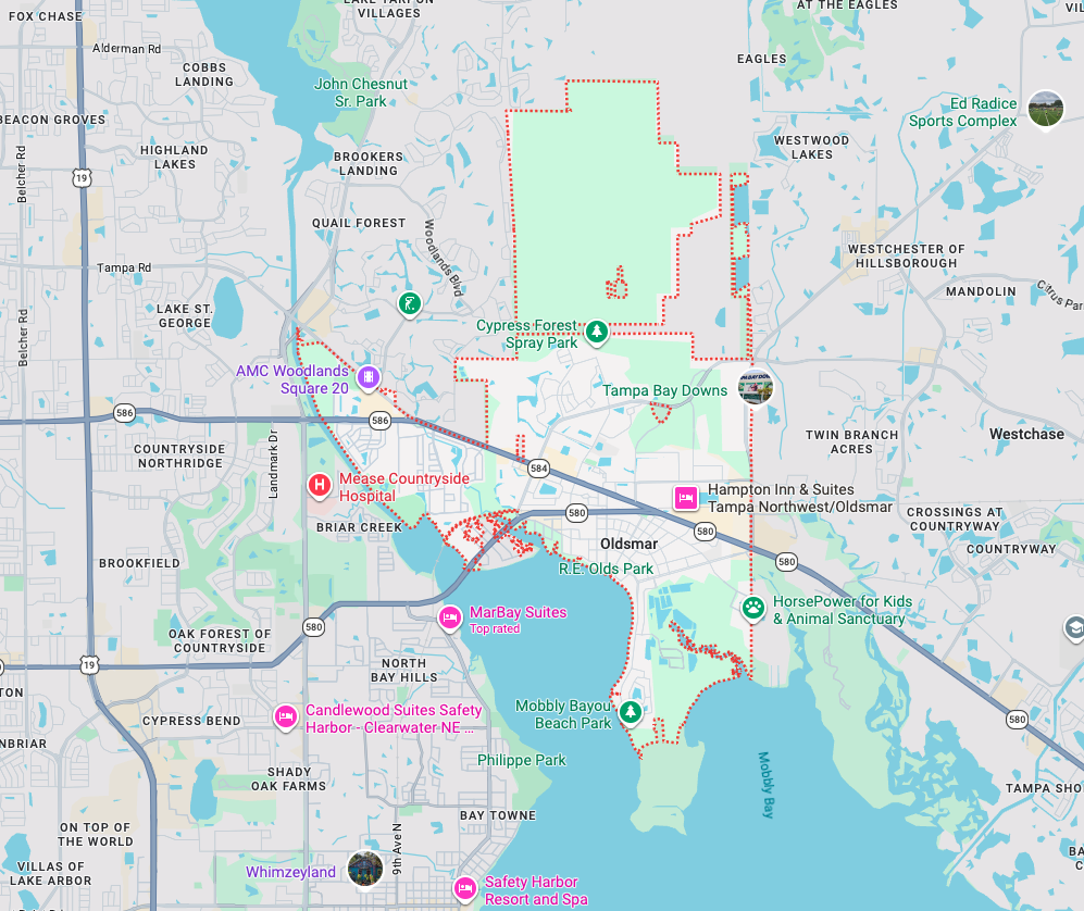 Precision Garage Door Service® of Oldsmar map