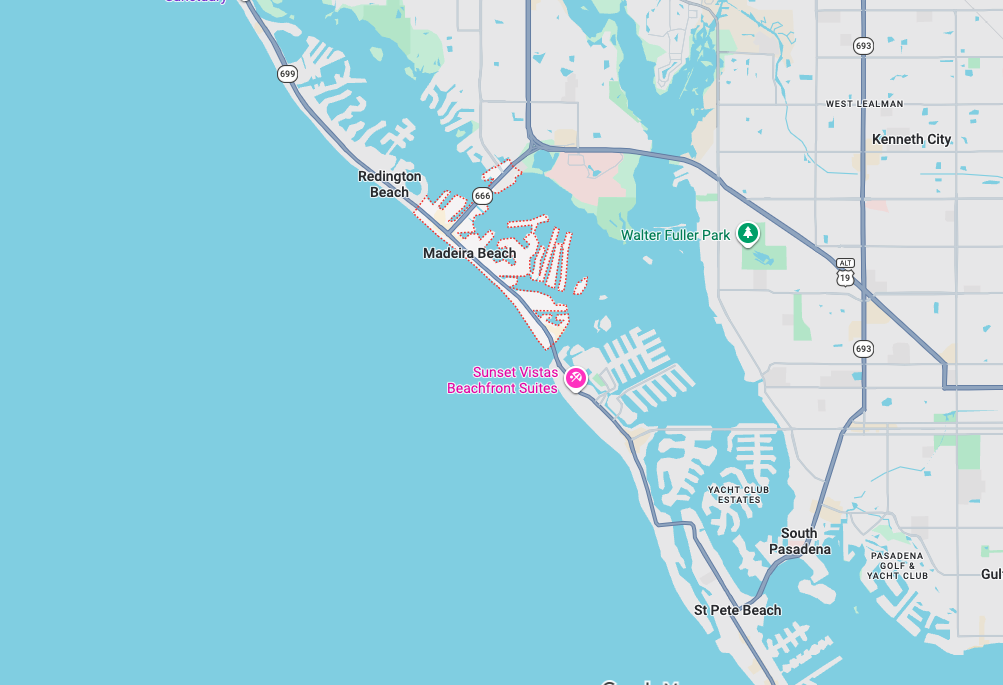 Precision Garage Door Service® of Madeira Beach map